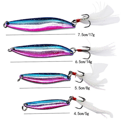 Cuchara Brillante con Glitter - Señuelo Metálico para Pesca 5g-17g - Image 7