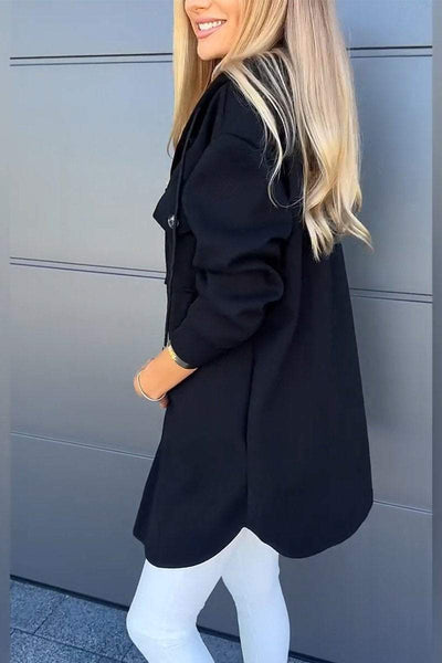 Chaqueta de Twill con Capucha y Bolsillos para Otoño e Invierno - Image 15