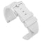Blanco Plateado Buckle 20 Mm