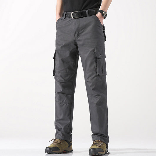 Pantalones Rectos para Hombre con Bolsillos Tridimensionales - Línea Outdoor Primavera - Image 7