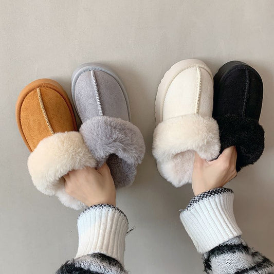 Botas de Nieve con Pantuflas Peludas Integradas para Mujer - Image 2