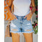 Shorts de Mezclilla Rotos Estilo Europeo y Americano para Mujer