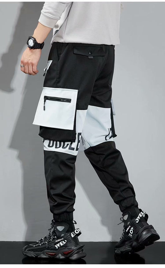 Pantalones Hip Hop Sueltos de Tendencia para Hombre - Primavera - Image 20
