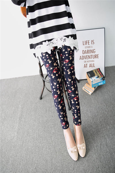 Leggings Elásticos Milk Silk con Diseño Graffiti y Pintura de Tinta Primavera - Image 8