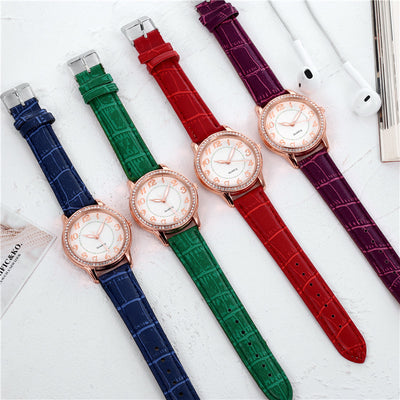 Reloj de Cuarzo Luminoso para Mujer con Diamantes y Correa Elegante - Image 12