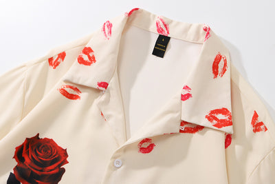 Camisa Oversize Estampado Labios Rosa - Diseño Retro Unisex Tendencia Urbana - Image 16