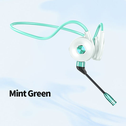 Auriculares de Conducción Ósea Bluetooth Estéreo con Correa Ajustable Desmontable - Image 13