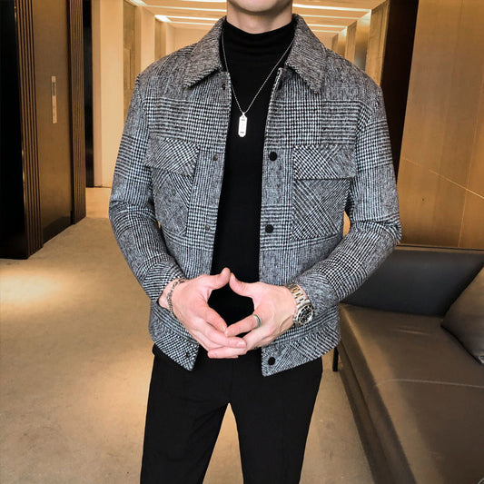 Chaqueta Slim Fit Acolchada para Hombre - Estilo Moderno y Cálido