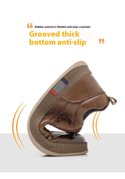 Zapatos de Cuero Casual Transpirables para Hombre - Diseño Versátil - Image 19
