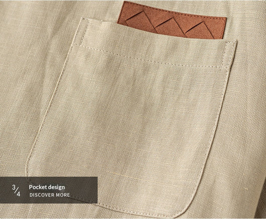 Camiseta Ligera de Lino Ice Silk para Hombre - Image 23