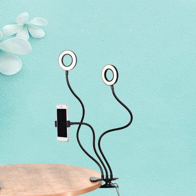 Lámpara de Belleza Selfie Dual USB con Clip Portátil - Image 9
