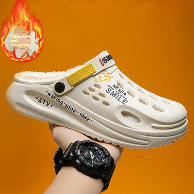 Pantuflas Cálidas de Algodón con Forro Polar para Hombre - Image 4