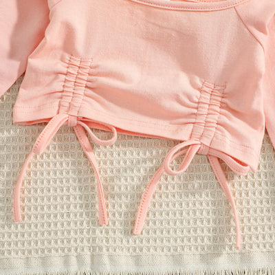 Blusa Infantil Otoño Algodón con Cordones y Mangas Largas - Image 8