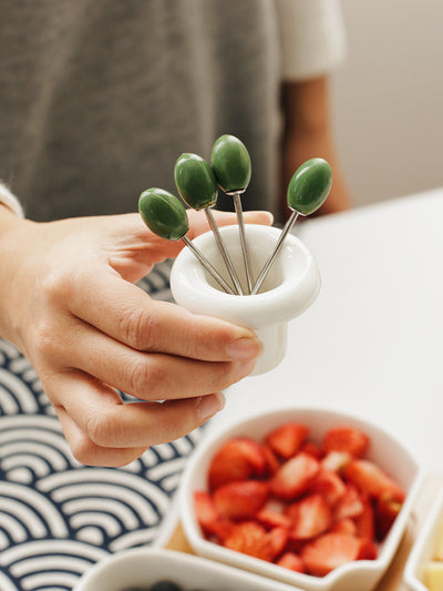 Bandeja Divisora de Cerámica para Frutas y Dulces - Image 7
