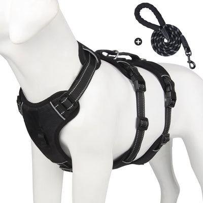 Correa para Perro Grande con Manija Antiexplosión y Control de Pecho y Espalda - Image 9