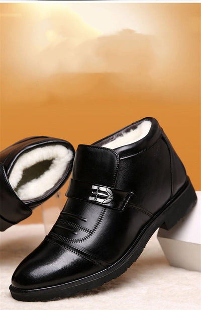 Botas de Invierno Cómodas de Tacón Plano y Caña Alta - Image 4