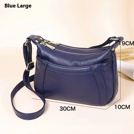 Bolso de Cuero Genuino de Gran Capacidad - Bolsa Madre Tipo Hombro - Image 10