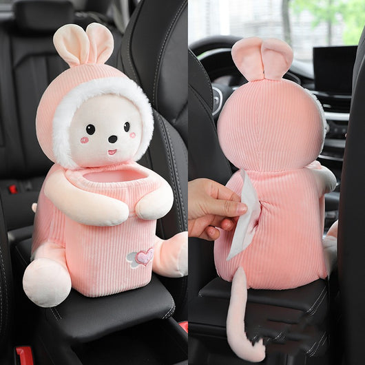 Organizador de Auto 2 en 1: Papelera y Dispensador de Pañuelos para Reposabrazos - Image 11