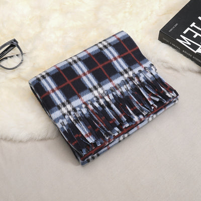 Bufanda Reversible de Cuadros Clásica para Otoño e Invierno - Unisex con Terciopelo Suave - Image 14