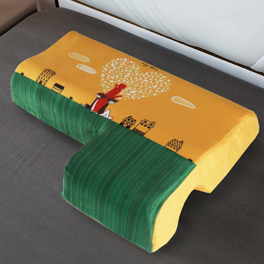 Almohada Cervical de Espuma Viscoelástica con Cáñamo Anti-Presión para Parejas - Image 4
