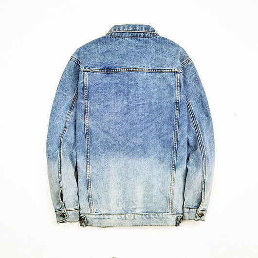 Chaqueta Denim Degradado para Hombre - Estilo Europeo Moderno - Image 5