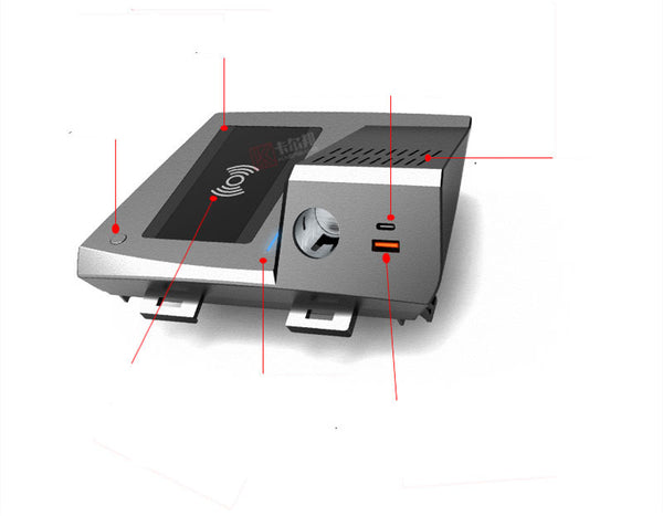 Cargador Inalámbrico para Auto CX-4 - Carga Rápida y Segura - Image 3