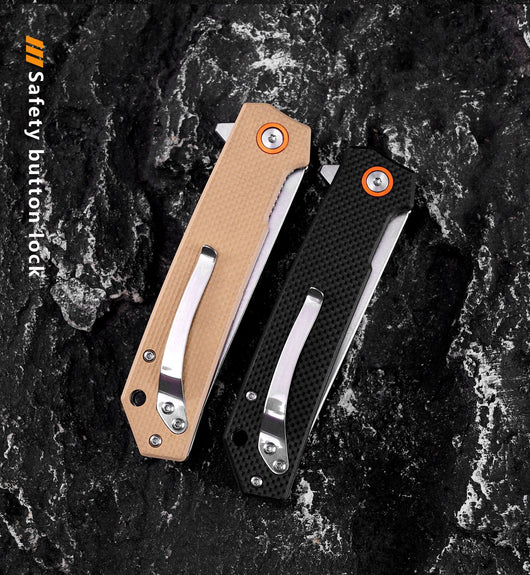 Cuchillo Plegable Portátil de Alta Dureza con Mango G10 - Image 13
