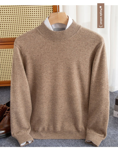 Suéter de Cuello Medio en Lana para Hombre - Image 40