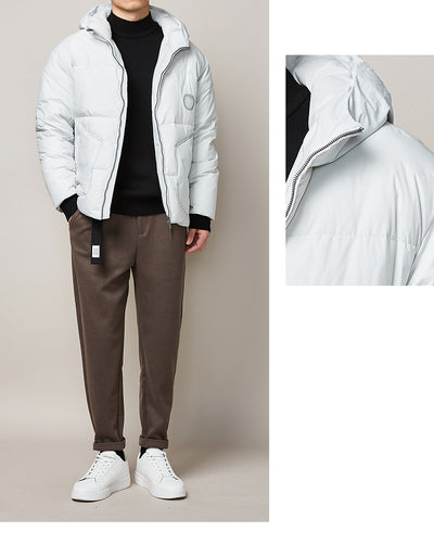 Parka Impermeable Ligera con Capucha para Hombre - Abrigo Térmico Invierno - Image 18