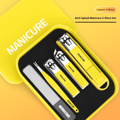 Kit de Cortaúñas Verde Oscuro Anti-salpicaduras con 4 Piezas - Image 15