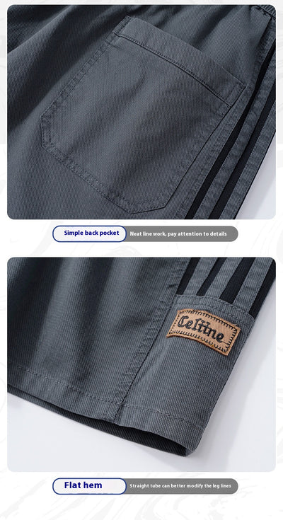 Pantalones Holgados de Moda Casual Quinta Cintura - Image 9