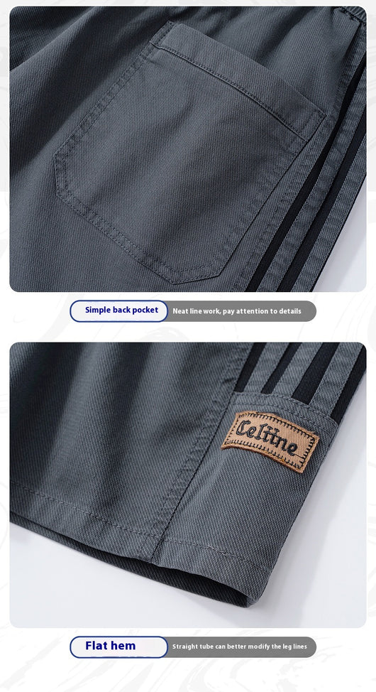 Pantalones Holgados de Moda Casual Quinta Cintura - Image 9