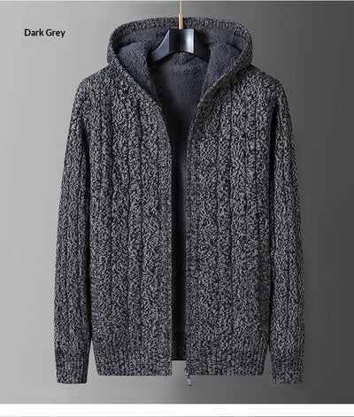 Suéter Abrigo Holgado con Capucha para Hombre - Image 18