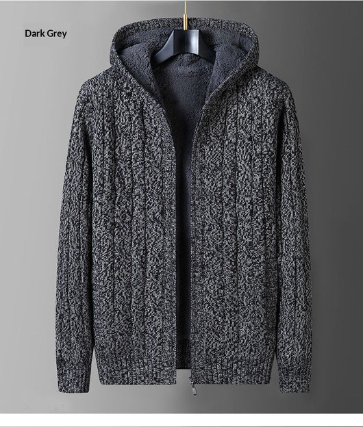 Suéter Abrigo Holgado con Capucha para Hombre - Image 18