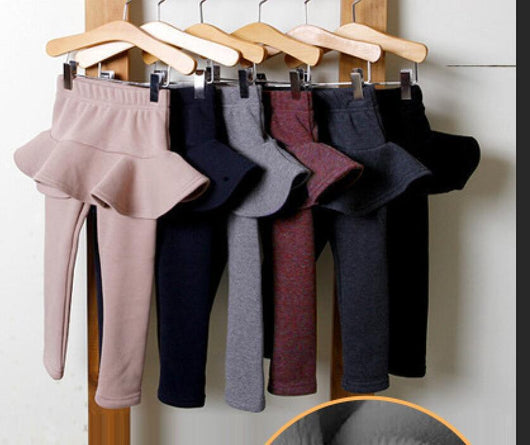 Leggings Acolchados de Terciopelo para Niñas - Image 6