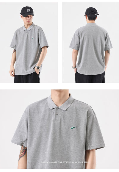 Polo Ejecutivo de Verano con Bordado Elegante para Hombre - Image 10