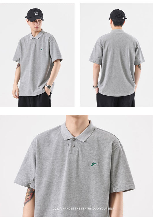 Polo Ejecutivo de Verano con Bordado Elegante para Hombre - Image 10