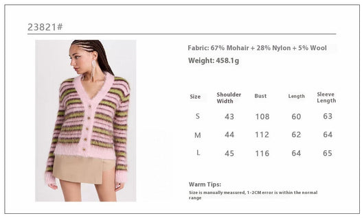 Cardigan de Lana Haima Premium - Suéter Tejido de Lujo - Image 9