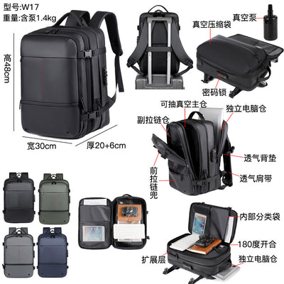 Mochila Ejecutiva de Compresión Inteligente Premium - Image 4