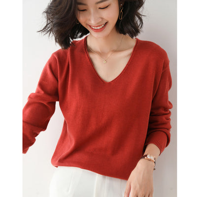Suéter Suelto Estilo Coreano para Mujer - Prenda Base Versátil - Image 34
