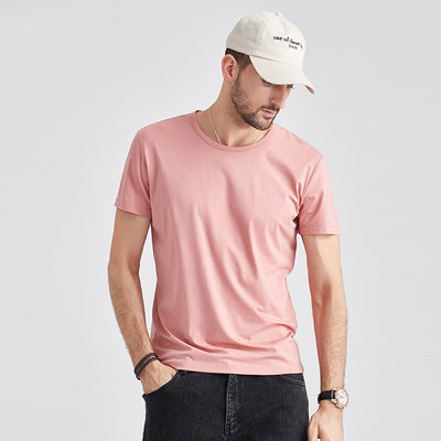 Camiseta Modal Manga Corta para Hombre - Ajuste Slim Secado Rápido Verano - Image 9