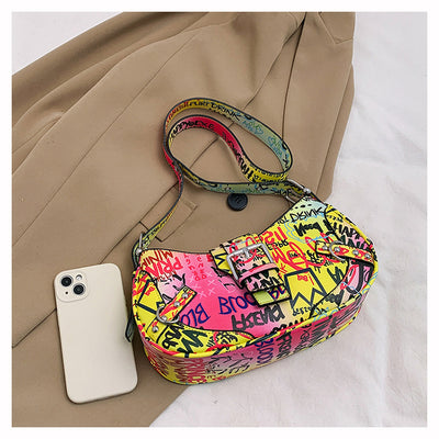 Bolsa de Hombro Messenger con Diseño de Letra de Moda - Image 21