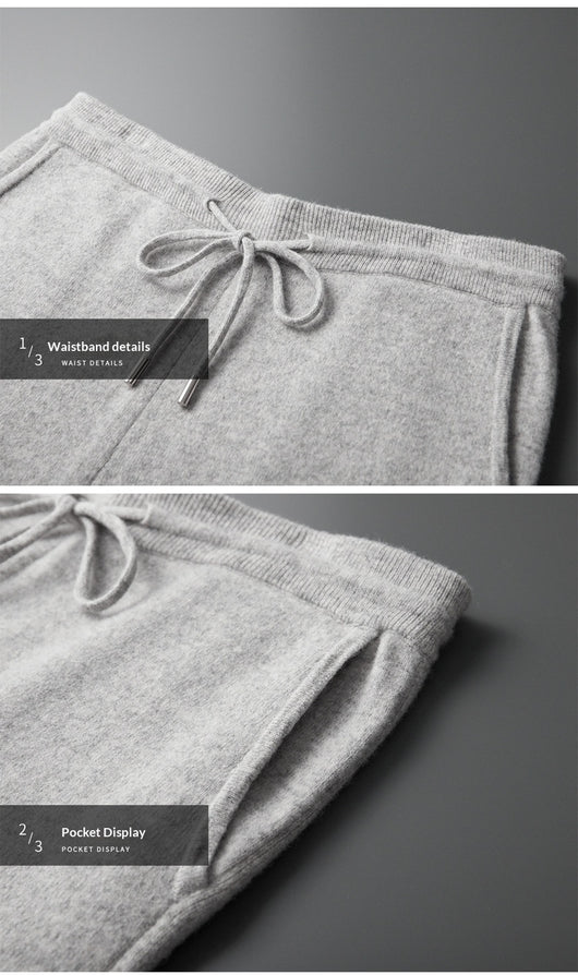 Suéter Tejido de Lana Reversible para Hombre con Cierre - Colores Sólidos - Image 21