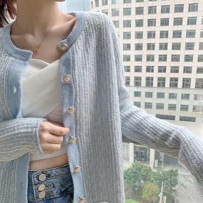 Cardigan Suelto para Mujer - Suéter Ligero de Temperamento Suave - Image 9