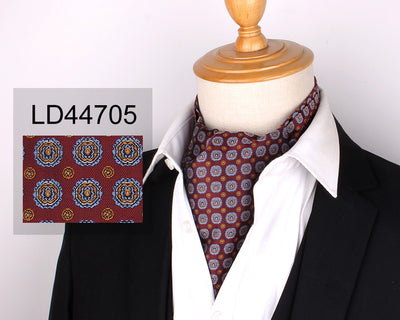 Pañuelo de Seda para Hombre con Estampado Floral - Image 7