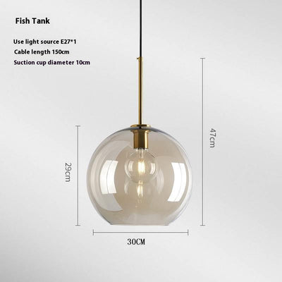 Lámpara Vintage de Cristal para Restaurante y Dormitorio - Image 9