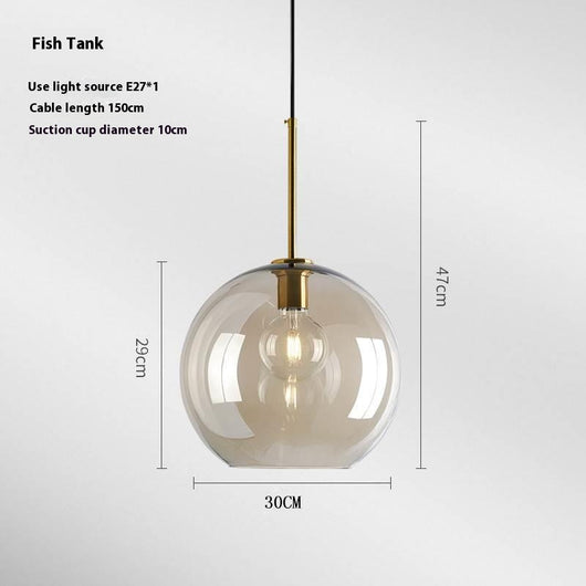 Lámpara Vintage de Cristal para Restaurante y Dormitorio - Image 9