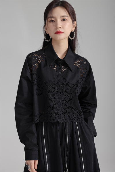 Blusa Calada de Crochet para Mujer - Colección Otoño - Image 11