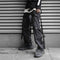 Pantalones Sueltos Hip-hop con Cierre de Webbing