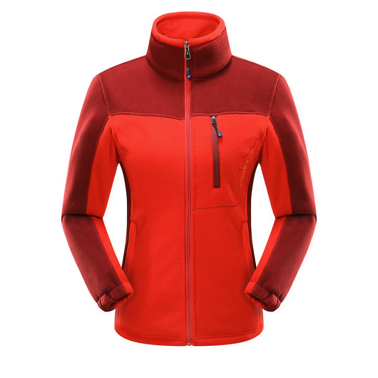 Cardigan de Polar Cálido para Parejas con Contraste de Colores - Image 6